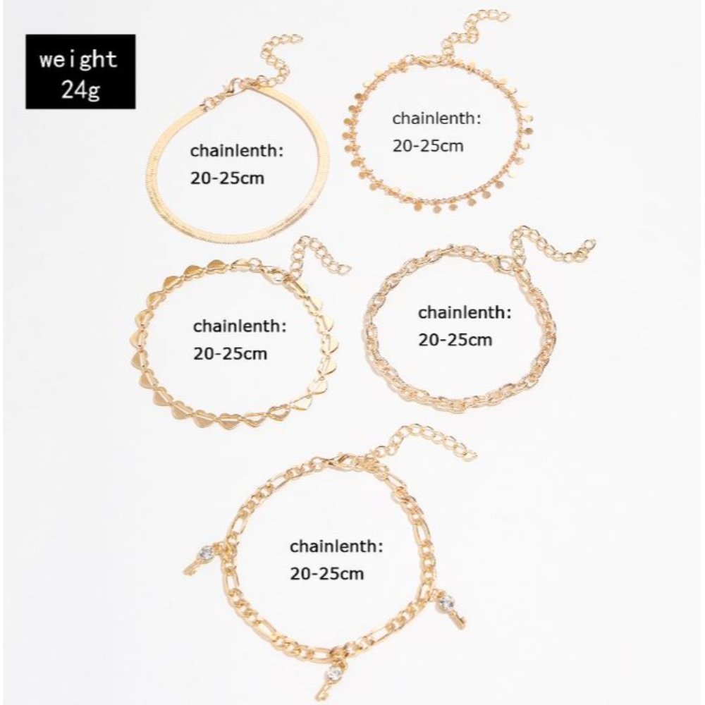 Anklet Bracelets Set - Picture 4 of 4